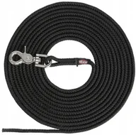 Smycze dla psów - Trixie Treningowa S-L linowa 20m czarna - miniaturka - grafika 1