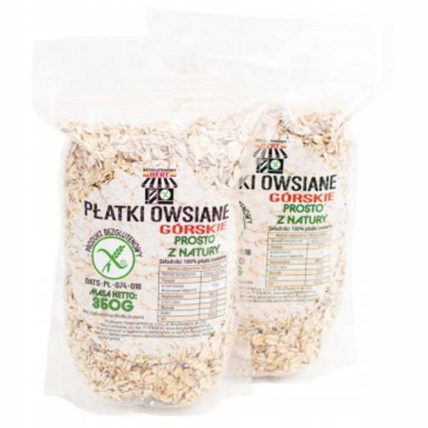 Płatki owsiane górskie bezglutenowe 350g