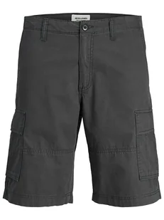 Jack & Jones Bermudy w kolorze antracytowym - Spodnie męskie - miniaturka - grafika 1