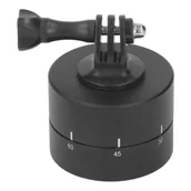 Akcesoria do kamer sportowych - Podstawa do panoramowania kamery, stabilizator poklatkowy z adapterem, stabilizator poklatkowy na statywie, podstawa do panoramowania kamery sportowej, mocowanie stabilizatora poklatkowego, podstawa obrotowa kamery 360 stopni - miniaturka - grafika 1