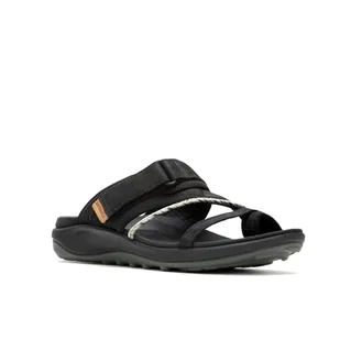 Merrell Damskie sandały Terran 4 Post Slide, Czarny, 39 EU - Moda i Uroda OUTLET - miniaturka - grafika 1