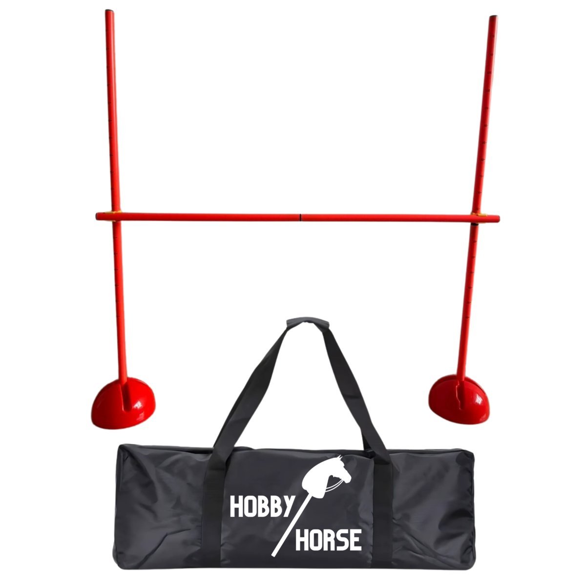 PRZESZKODA HOBBY HORSE DO SKAKANIA SKIPPI 120CM KOŃ NA KIJU PRZENOŚNA TORBA [M-PRZESZKODA1]