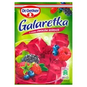 Budyń - Dr Oetker Galaretka o smaku owoców leśnych 77 g - miniaturka - grafika 1