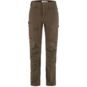Spodnie rowerowe - Fjällräven Damskie spodnie Forest Hybrid Trousers W, ciemnooliwkowa zieleń, 40, Ciemna oliwkowa zieleń, 40 - miniaturka - grafika 1