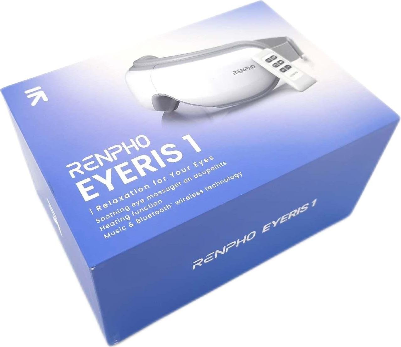 RENPHO Eyeris 1 Masażer do oczu Wibracje ciepła Muzyka Bluetooth Akumulator Masażer do suchych oczu Prezenty Kobieta Mężczyzna Harmonia