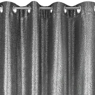 Eurofirany Zasłona Glossy 140x250 Czarna ex-zas-glossy-cz+sr-140x250-prze - Zasłony - miniaturka - grafika 1