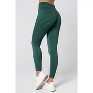 Spodnie sportowe damskie - Legginsy antycellulitowe fitness damskie Rough Radical Impulse - miniaturka - grafika 1