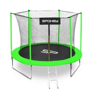 Trampoliny - Spokey Trampolina Ogrodowa 305cm 10FT Z Siatką I Drabinką - miniaturka - grafika 1