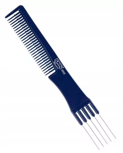 Ponik's Profesjonalny Grzebień Fryzjerski Do Tapirowania Z Plastikowym Widelcem - Szczotki i grzebienie do włosów - miniaturka - grafika 1