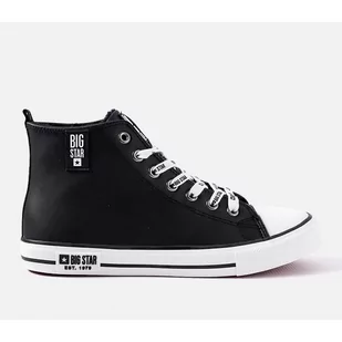 Czarne wysokie trampki męskie Big star KK174346 - Trampki męskie - miniaturka - grafika 1