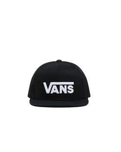 Czapka z daszkiem dziecięca (8-14lat) VANS Drop V II Snapback Black VN0A36OUBLK1 - Czapki i chusty sportowe męskie - miniaturka - grafika 1