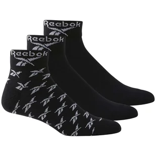 Skarpety za kostkę REEBOK CL FO ANKLE SOCK 3P GG6675 – Czarny - Skarpetki męskie - miniaturka - grafika 1