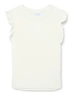 Koszulki i topy damskie - Vila Damska koszulka VIRIL O-Neck Flounce Knit Vest-NOOS z dzianiny, biała Alyssum, L, White Alyssum, L - miniaturka - grafika 1