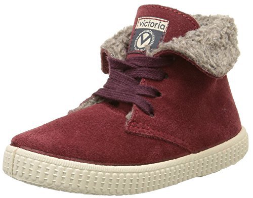 victoria Desert Boots 106794 buty dziecięce, uniseks, czerwony - czerwony burgundowy - 33 EU