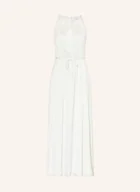 Sukienki - Mrs & Hugs Sukienka Satynowa Z Wycięciem weiss - miniaturka - grafika 1