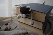 Zakładki do książek - Zakładka do książki Czarny KOTEK - miniaturka - grafika 1