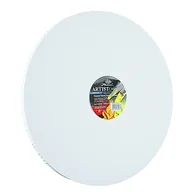 Podobrazia, bloki, papiery - Podobrazie malarskie okrągłe o średnicy 20cm - miniaturka - grafika 1