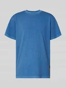 Koszulki męskie - T-shirt z naszywką z logo - miniaturka - grafika 1