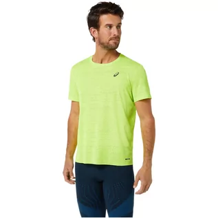 Koszulki męskie - ASICS Ventilate Actibreeze Short Sleeve 2011C231-302 męski t-shirt zielony - grafika 1