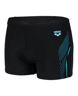 ARENA Męskie szorty kąpielowe Swim Graphic Shorts, czarne-martiniki, 60, Czarny martinik - Spodenki damskie - miniaturka - grafika 1