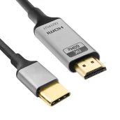 Kable - Kabel USB-C 3.1 HDMI 8K Spacetronik KCH-SPA010 1m - miniaturka - grafika 1