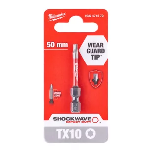 BIT, GROT, KOŃCÓWKA SHOCKWAVE TX10*50MM - Inne urządzenia budowlane - miniaturka - grafika 1