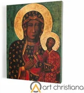Ikony i obrazy sakralne - Matka Boska Częstochowska - obraz religijny na płótnie - miniaturka - grafika 1