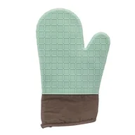 Fartuchy i rękawice kuchenne - Rękawica kuchenna silikonowa 29,5 x 18 cm szałwiowy - miniaturka - grafika 1