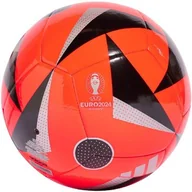 Piłka nożna - Piłka do piłki nożnej adidas Fussballiebe Trainig Euro 2024 solar red/black/silver metallic rozmiar 5 - miniaturka - grafika 1