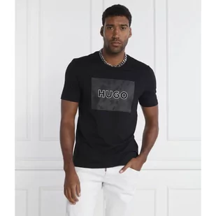 HUGO T-shirt Dulive U | Regular Fit - Koszulki męskie - miniaturka - grafika 1