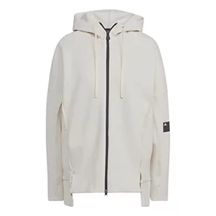 adidas Damska bluza z kapturem W Mv Lo Fz Hd, Ectime, L, Ectime, L - Bluzy damskie - miniaturka - grafika 1