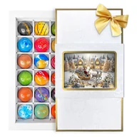 Bombonierki i czekoladki - Bombonierka - BOŻE NARODZENIE – Zestaw 18 Pralin - miniaturka - grafika 1