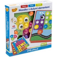 Układanki dla dzieci - Smily Play Play Układanka Guziczkowa 45el. SP82925 - miniaturka - grafika 1