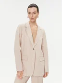 Marynarki i żakiety damskie - Vila Marynarka 14088013 Beżowy Regular Fit - miniaturka - grafika 1