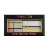 Korektory do twarzy - Makeup Revolution Paletka korektorów do twarzy - HD Correct and Perfect Palette Paletka korektorów do twarzy - HD Correct and Perfect Palette - miniaturka - grafika 1