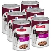 Mokra karma dla psów - HILL'S SP Science Plan Canine Adult wołowina 6x370g - puszka - miniaturka - grafika 1