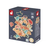 Klocki - Janod Magnesy drewniane Podwodny świat 24 szt. 2+ - miniaturka - grafika 1