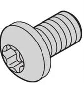 Śruby i nakrętki - SCHROFF Śruba z łbem krzyżakowym, Torx, M2.5 x 6, 100 szt. - miniaturka - grafika 1