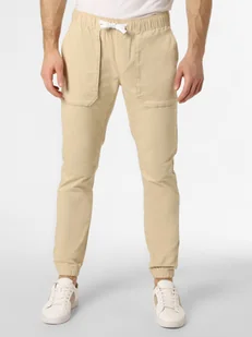 Tommy Jeans Spodnie Mężczyźni Bawełna beżowy jednolity, S - Spodnie męskie - miniaturka - grafika 1