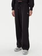 Spodnie sportowe damskie - Puma Spodnie dresowe Ess 629774 Czarny Straight Fit - miniaturka - grafika 1