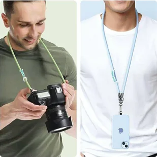 USAMS Uniwersalna smycz do telefonu 1,2m czarny/black ZB282GS01 (US-ZB282) - Części serwisowe do telefonów - miniaturka - grafika 19