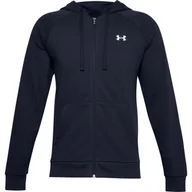 Bluzy sportowe damskie - Bluza z kapturem Under Armour UA Rival FZ Hoodie, Mężczyźni - miniaturka - grafika 1
