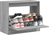 Szafki na buty - Szafka na buty szara Sonoma 80x42x69 cm materiał drewnopochodny - miniaturka - grafika 1