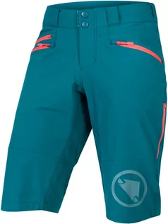 Spodnie rowerowe - Endura Endura SingleTrack II Shorts Women, spruce green M 2021 Spodnie downhill - grafika 1