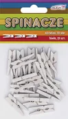 Spinacze i klipsy do papieru - Spinacz Białe Op.25Szt. 30Mm Aliga - miniaturka - grafika 1
