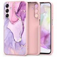 Etui i futerały do telefonów - Etui TECH-PROTECT Icon do Samsung Galaxy A35 5G Marble - miniaturka - grafika 1