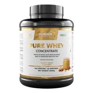 Human Protect Pure Whey 2kg - Masło Orzechowe - Odżywki białkowe - miniaturka - grafika 1