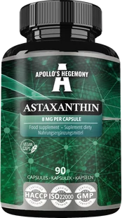 APOLLO'S HEGEMONY ASTAXANTHIN ASTAKSANTYNA 90 KAPSUŁEK - Suplementy diety - miniaturka - grafika 1