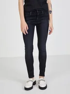 Spodnie damskie - PEPE JEANS SPODNIE JEANSOWE RURKI CZARNE S P9K - miniaturka - grafika 1