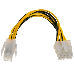 AKYGA Kabel zasilający Akyga AK-CA-10 ( P4 4-pin / EPS P8 8-pin F-M PVC 0,15m ) KABAKGZAW0004 [5273284] - Kable komputerowe i do monitorów - miniaturka - grafika 5